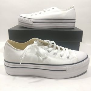 Converse Chuck Taylor All Star Platform Ox White